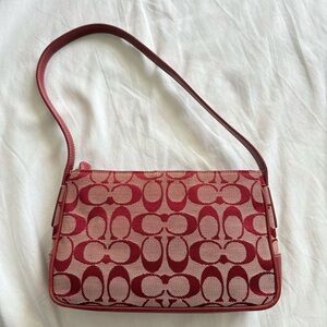 Vintage Coach Signature Monogram shoulder bag